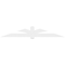 Ekena Millwork Redmond Architectural Grade PVC Gable Bracket, 108"W x 18"H x 2"D x 6"F, 4/12 Pitch GBP108X18X0206RED00 - alternate 4